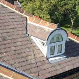 Rounded roofing work is able to be carried our by our team
