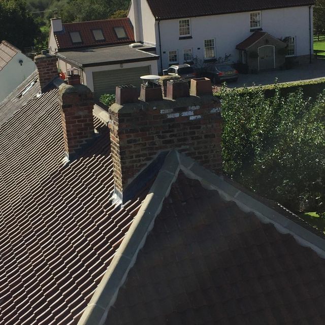 Residential roofing work carried out by our team